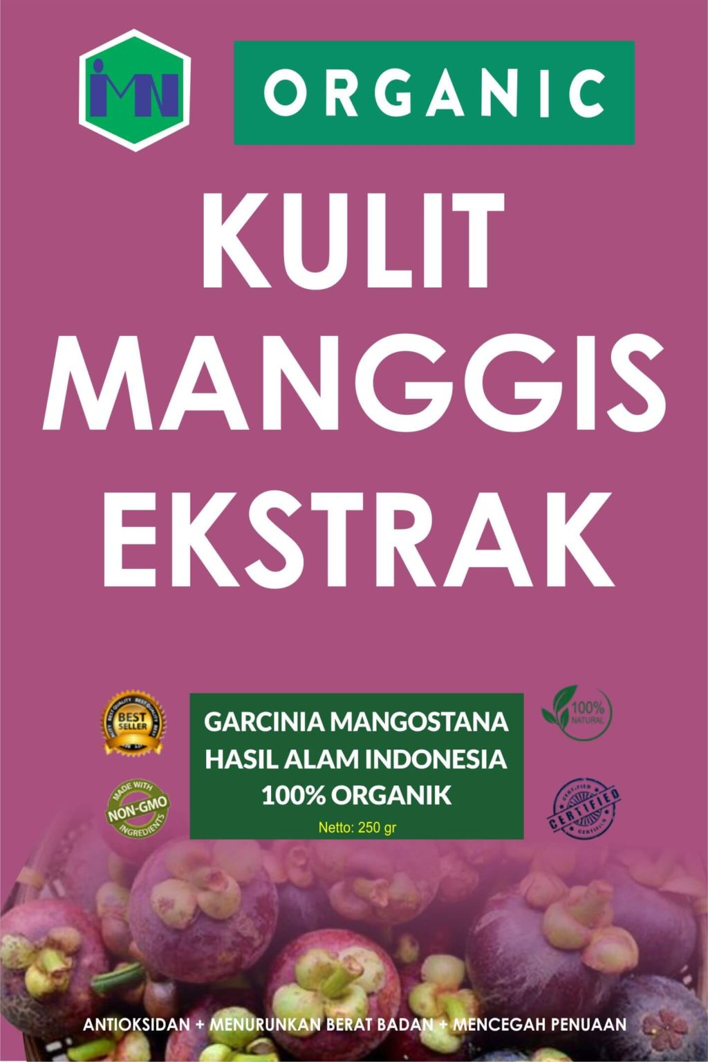 GARCINIA MANGOSTANA MANGOSTEEN PEEL EXTRACT Insular Multi Natural garcinia-mangostana-mangosteen-peel-extract-insular-multi-natural